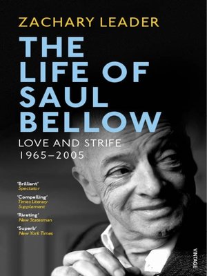 cover image of The Life of Saul Bellow